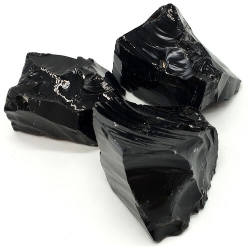 Ossidiana Nera Grezza