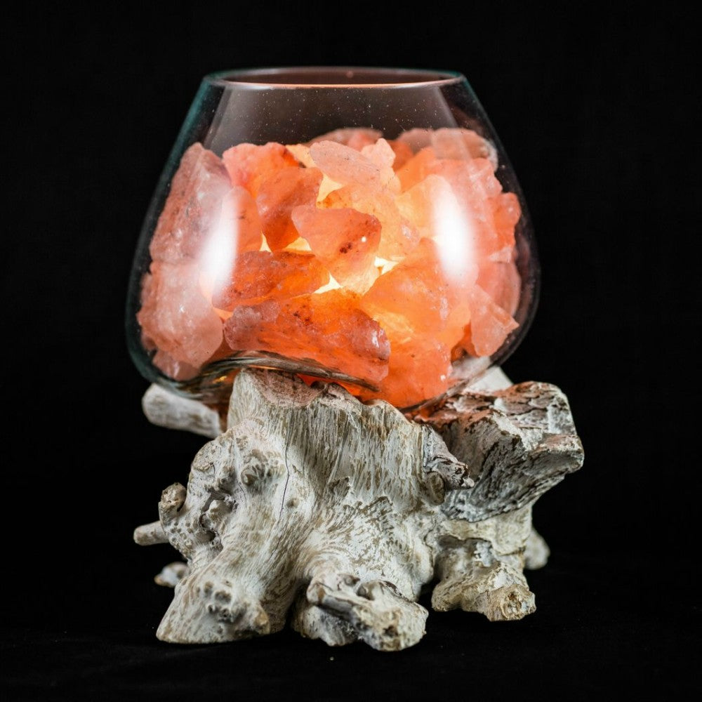 Lampada di Sale Himalayano "Unica" decapata
