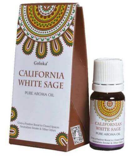Salvia Bianca - Olio Aromatico Goloka, 10 ml.