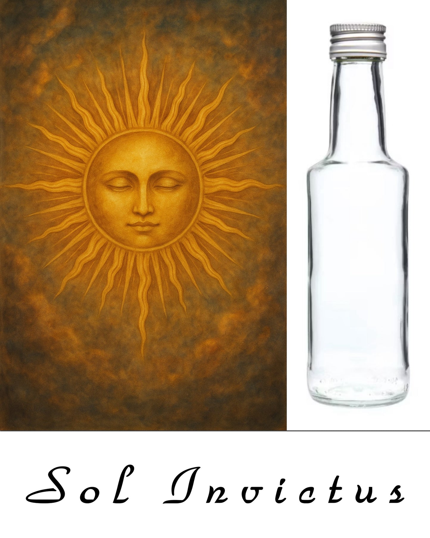 Sol Invictus – Acqua Energizzata al Potere del Sole Inarrestabile - Bottiglietta da 200 ml.
