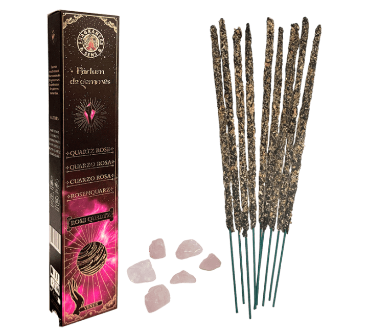 Quarzo Rosa - Stick-Smudge per Cristalloterapia