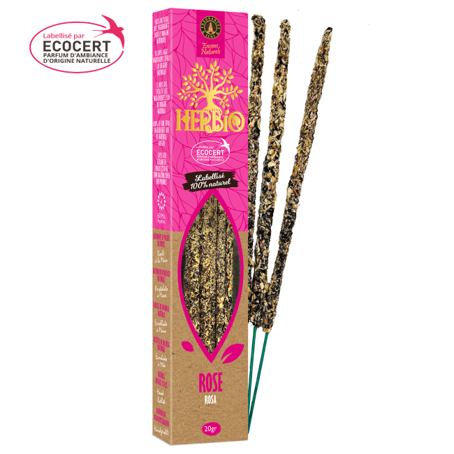 Incenso Smudge Rosa - Herbio Ecocert