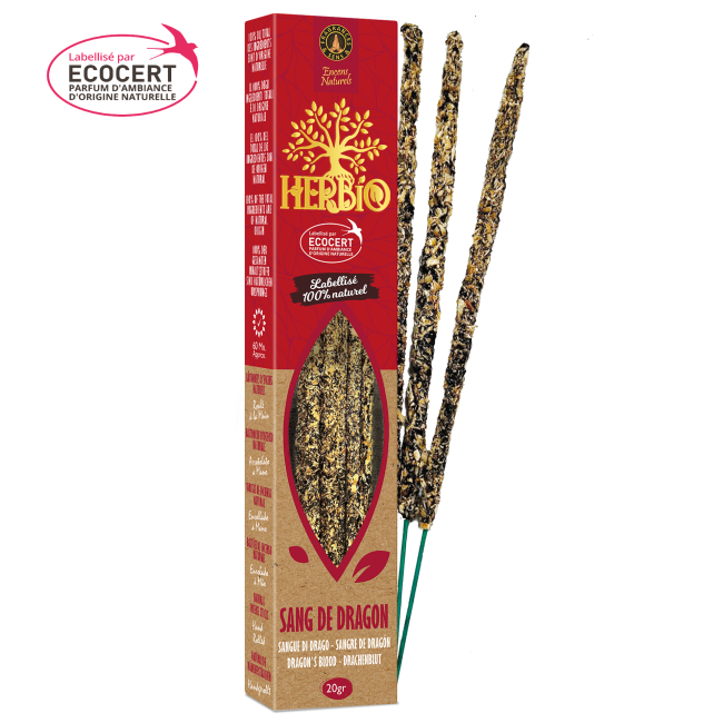 Incenso Smudge Sangue di Drago - Herbio Ecocert
