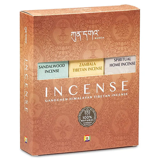 Incenso naturale himalayano Gangchen confezione regalo