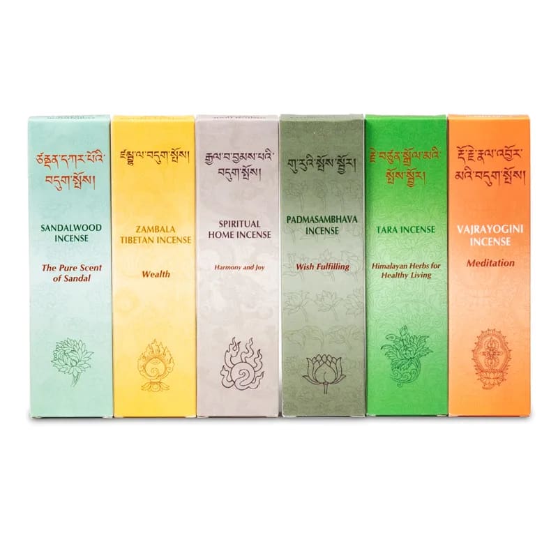 Incenso naturale himalayano Gangchen confezione regalo