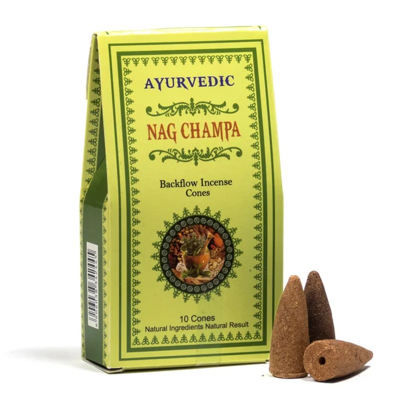 Coni d'incenso ayurvedici Nag Champa