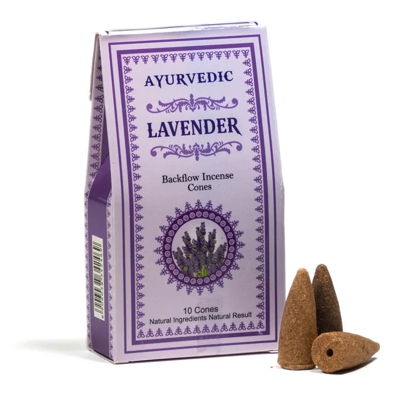 Coni d'incenso ayurvedici Lavanda