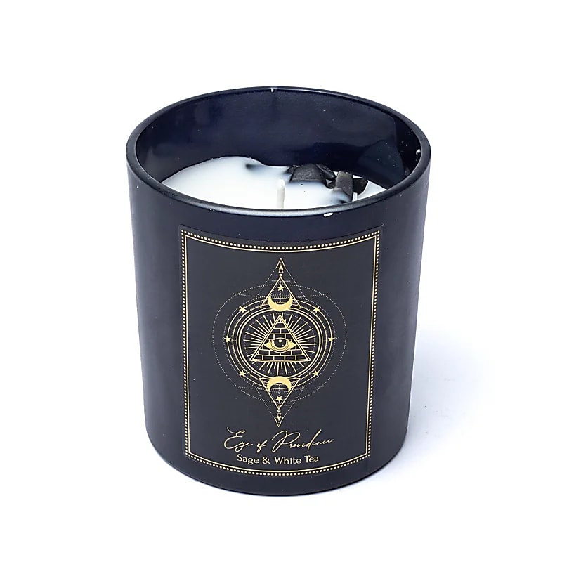 Candela "Eye of Providence" - Salvia e The Bianco