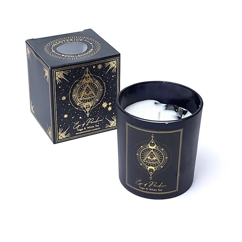 Candela "Eye of Providence" - Salvia e The Bianco