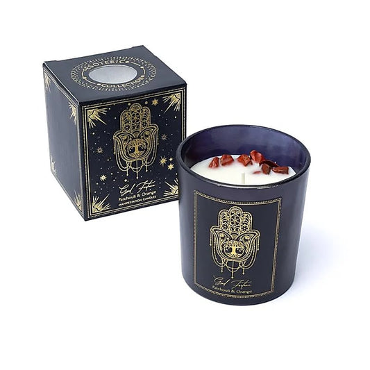 Candela "Good Fortune" - Patchouli e Arancia