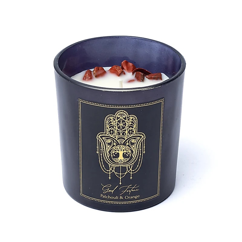 Candela "Good Fortune" - Patchouli e Arancia
