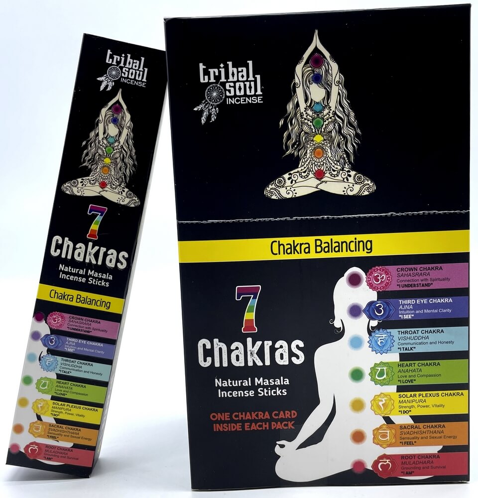 Incensi 7 Chakra Tribal Soul - Linea Black