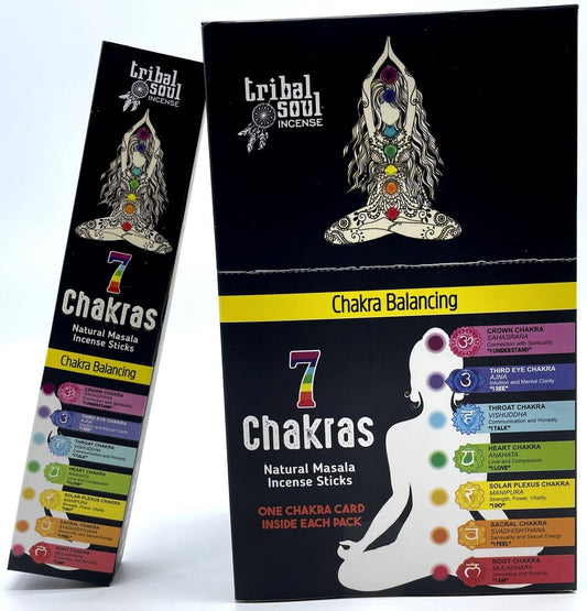 Incensi 7 Chakra Tribal Soul - Linea Black