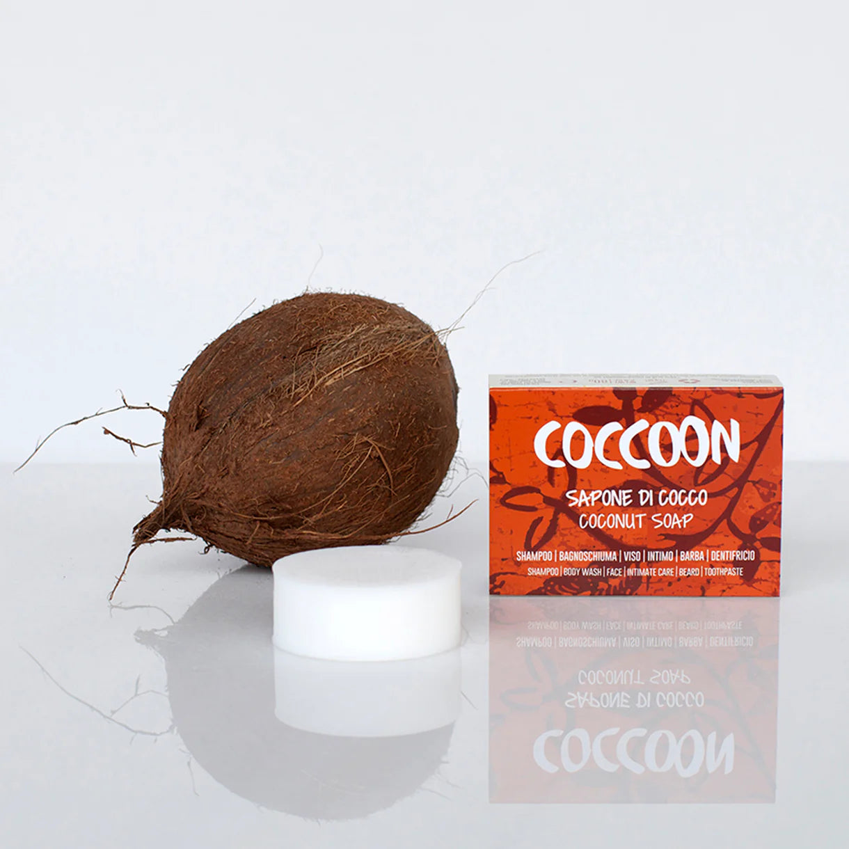 Shampoo-Sapone solido di cocco Coccoon