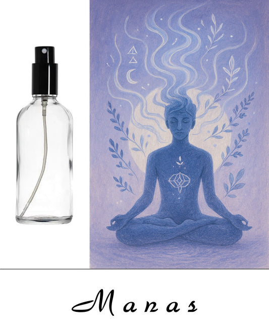 Manas – Acqua Energizzata per la Connessione tra Mente e Spirito - Flacone spray 100 ml.