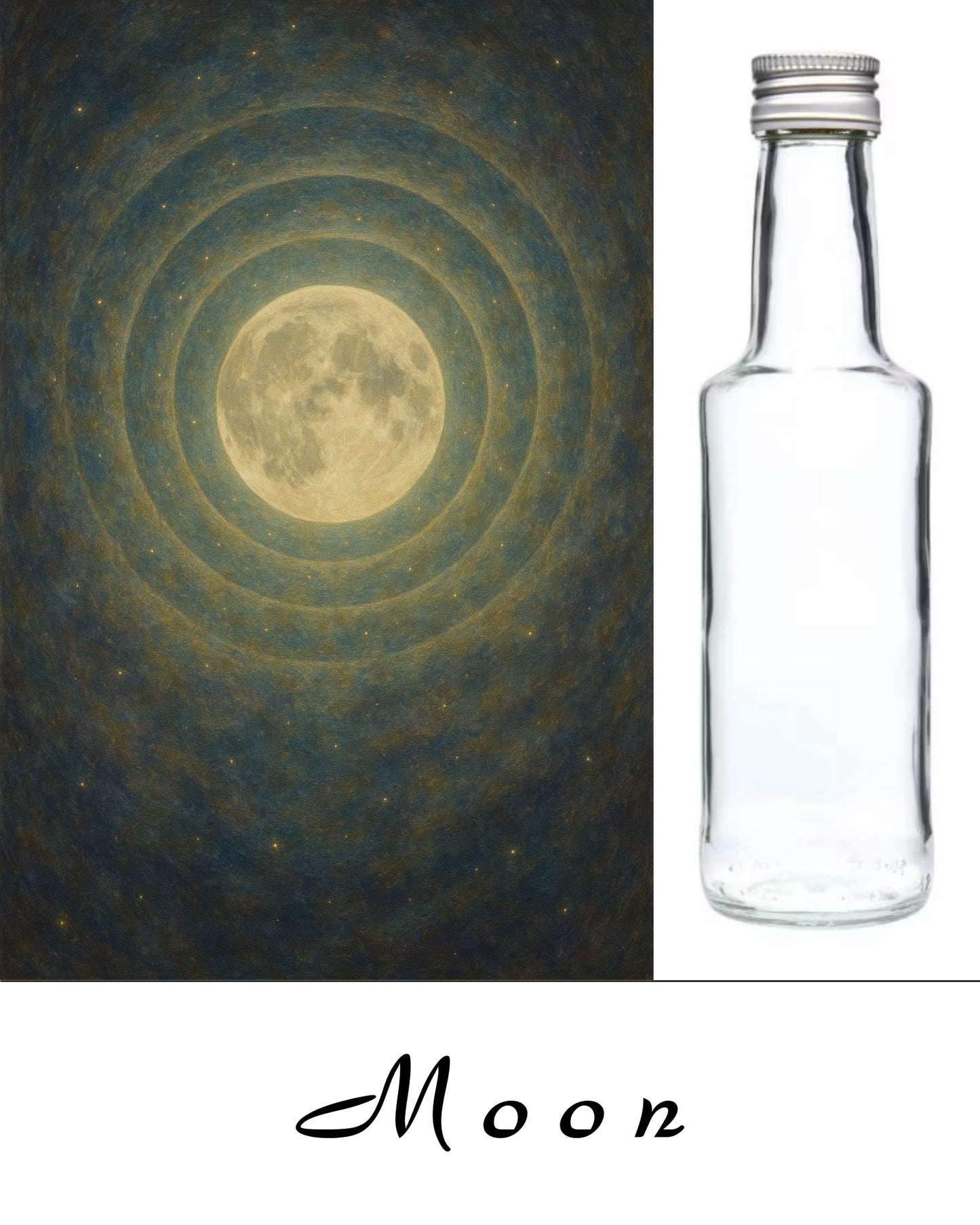 Moon – Acqua Energizzata alla Vibrazione Lunare - Bottiglietta da 200 ml.