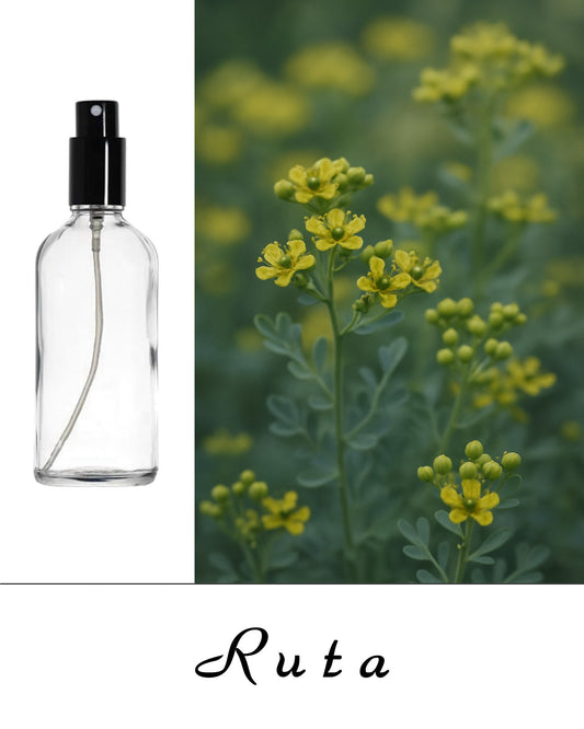 Acqua di Ruta – Acqua Spirituale di Protezione, Liberazione e Benedizione - Flacone spray 100 ml.